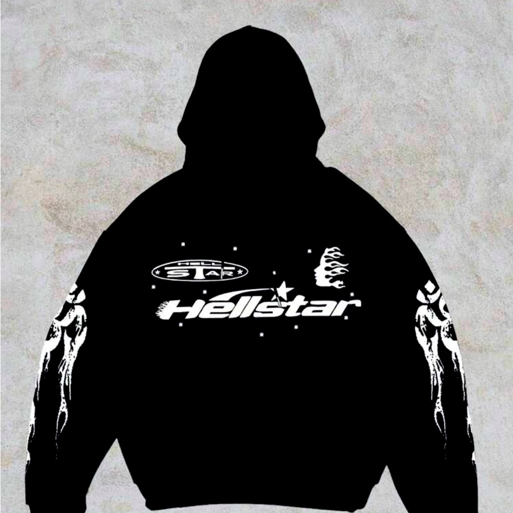 A hellstar hoodie very high-quality